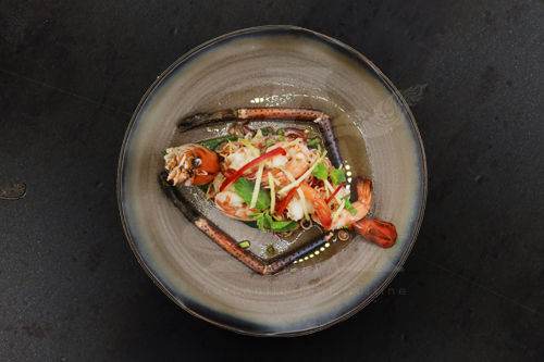 Prawns and Herb Spicy Salad